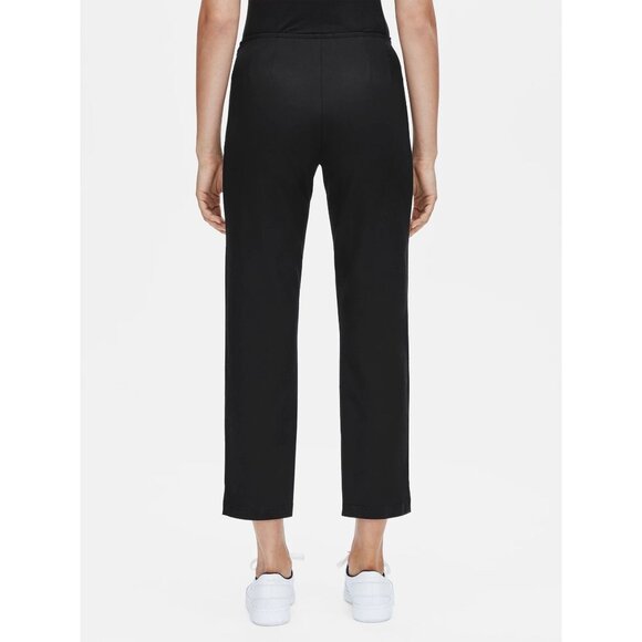 EILEEN FISHER Black Slim Ankle Pants Side Zip Black Size XS NWT - Picture 2 of 7